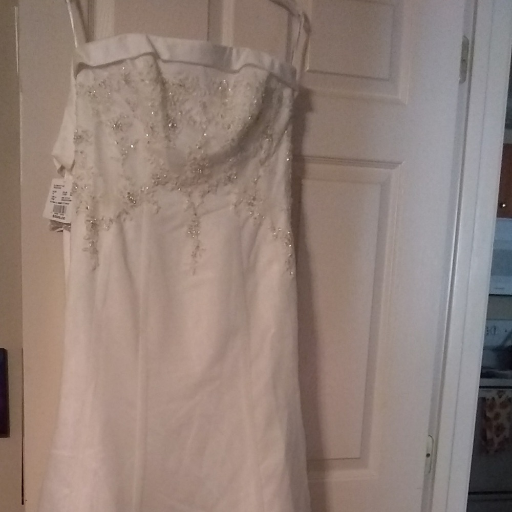 David’s Bridal Wedding Dress Size 10